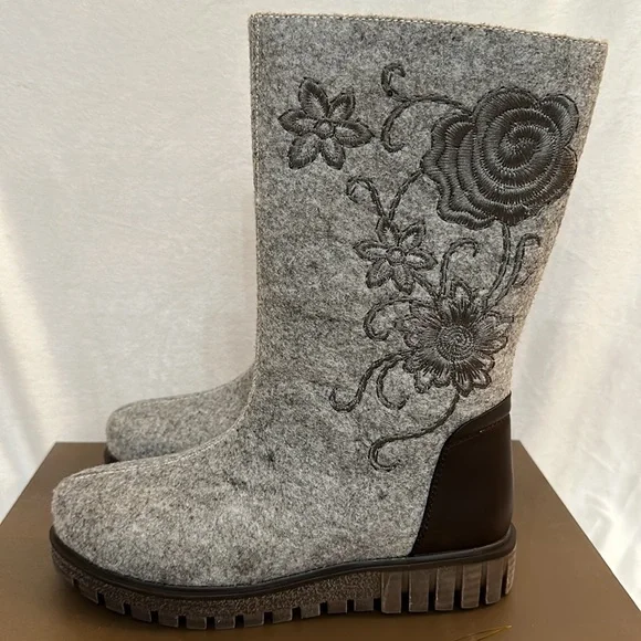 Azura by Spring Step Wool Mid Boots - Nehal - Picture 2 of 8